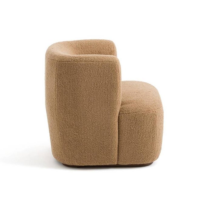 Кресло из ткани букле Nidou коричневого цвета - лучшие Интерьерные кресла в INMYROOM