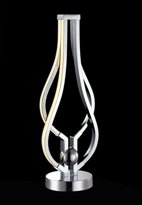Настольная лампа Wave с металлическим основанием - купить Настольные лампы по цене 5900.0