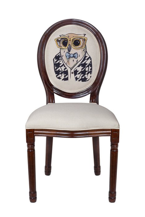 Cтул Volker owl коричневого цвета Cтул Volker owl коричневого цвета