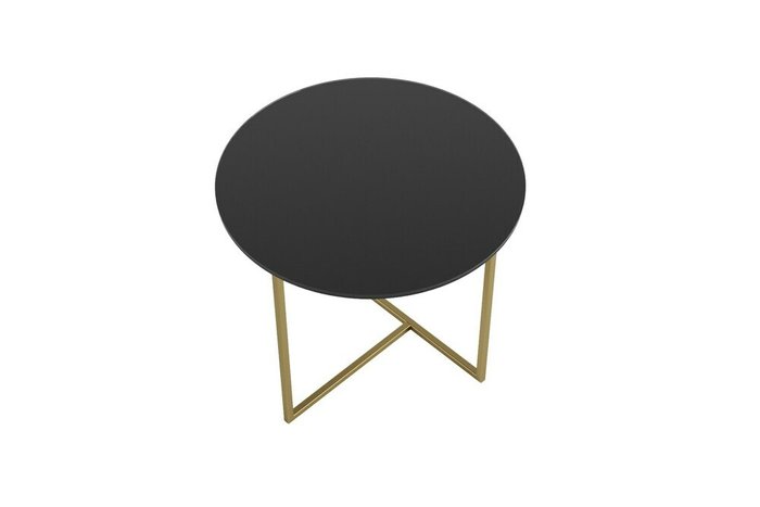Стол кофейный Альбано Glass черного цвета - лучшие Кофейные столики в INMYROOM