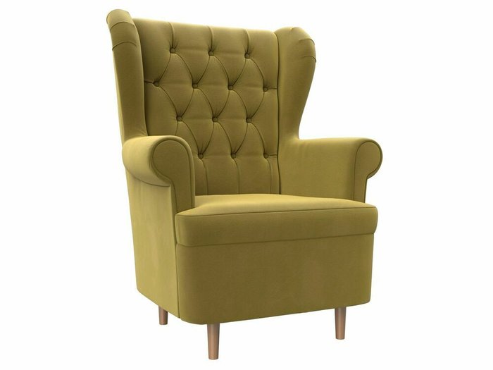 Кресло Торин Люкс желтого цвета
