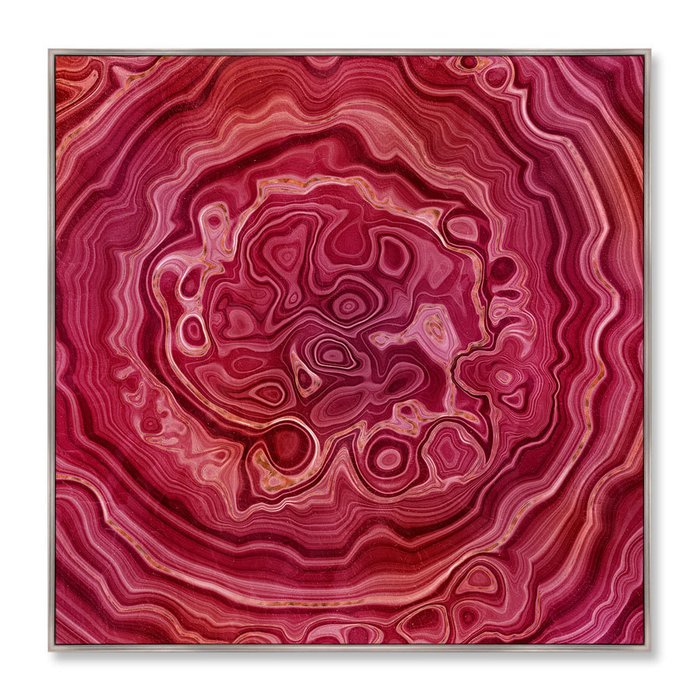 Репродукция картины на холсте Red agate, the beauty of stone - купить Картины по цене 29999.0