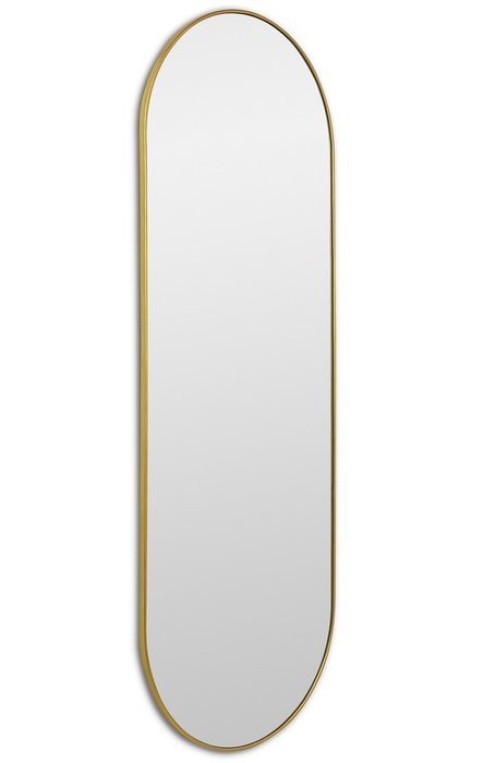 Настенное зеркало Kapsel XL в раме золотого цвета - купить Настенные зеркала по цене 28700.0