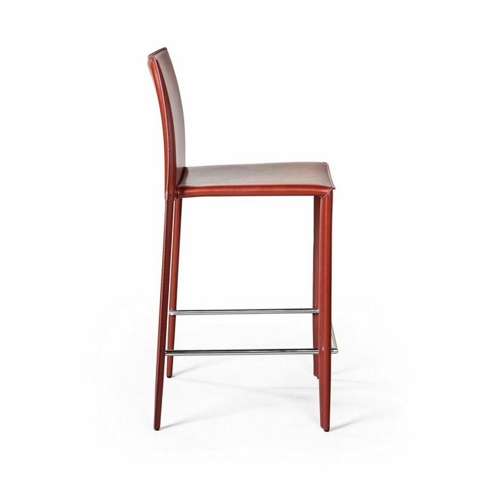 Стул полубарный Rolf красного цвета - лучшие Барные стулья в INMYROOM