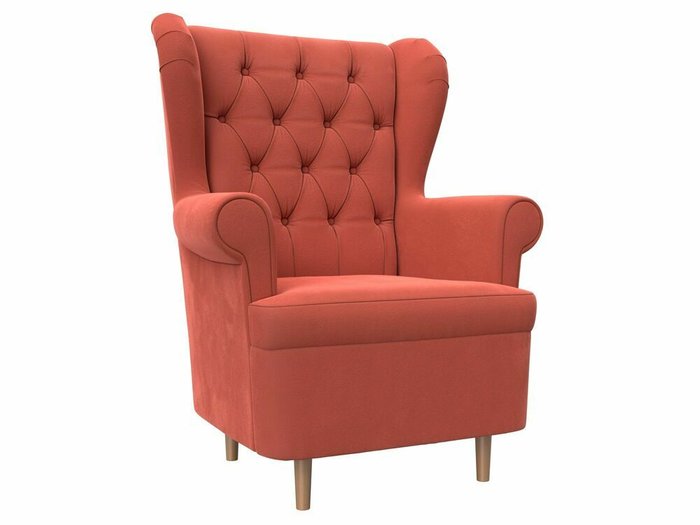 Кресло Торин Люкс кораллового цвета
