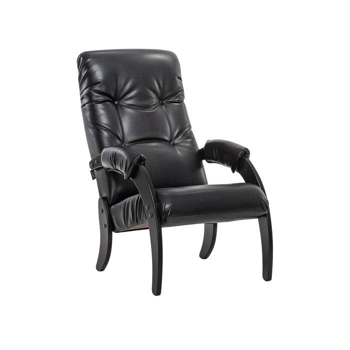 Кресло для отдыха Модель 61 с обивкой Vegas Lite Black Кресло для отдыха Модель 61 с обивкой Vegas Lite Black