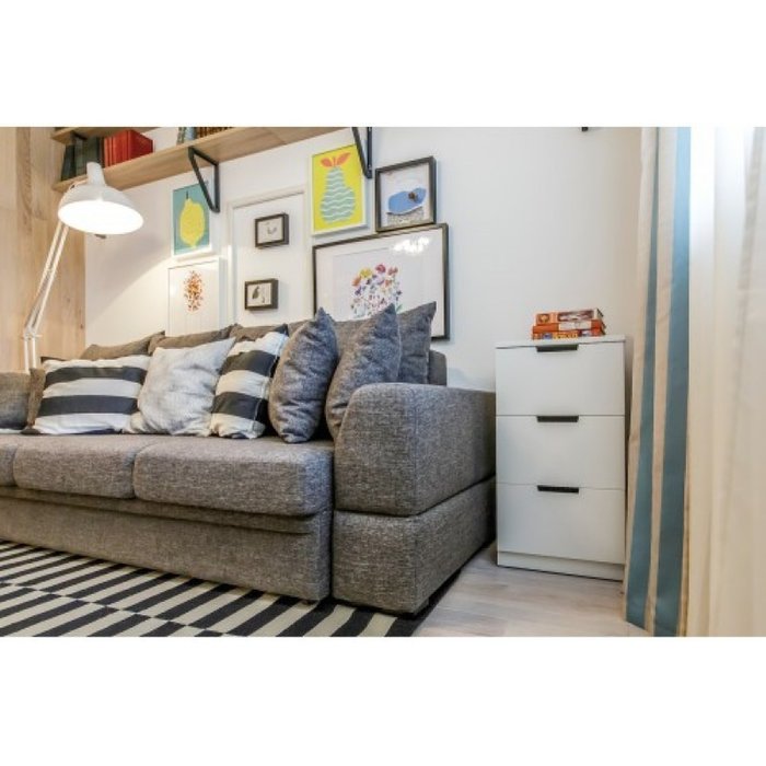 Раскладной диван Эстет коричневого цвета - купить Прямые диваны по цене 56100.0