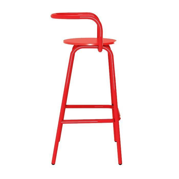 Барный стул Нод красного цвета - лучшие Барные стулья в INMYROOM