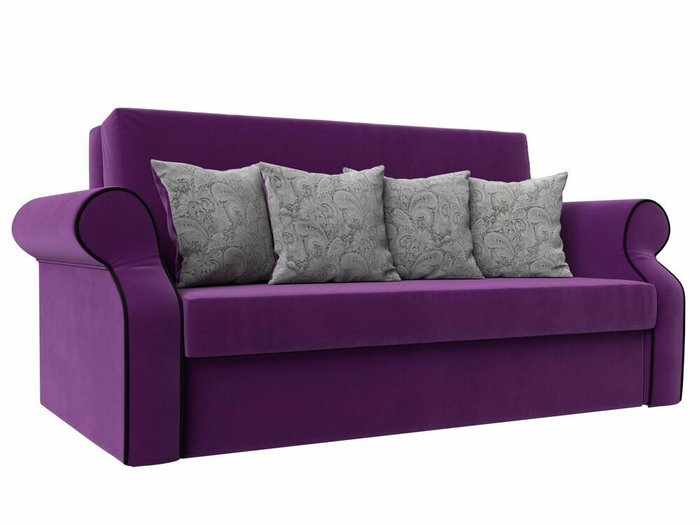 Диван-кровать Софт фиолетового цвета
