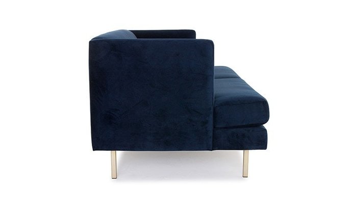 Прямой диван темно-синего цвета - лучшие Прямые диваны в INMYROOM