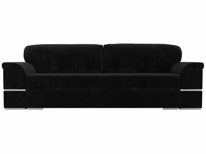 Прямой диван-кровать Порту черного цвета - купить Прямые диваны по цене 60999.0