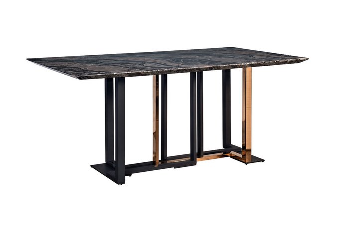 Обеденыый стол Марсель черного цвета - купить Обеденные столы по цене 154000.0