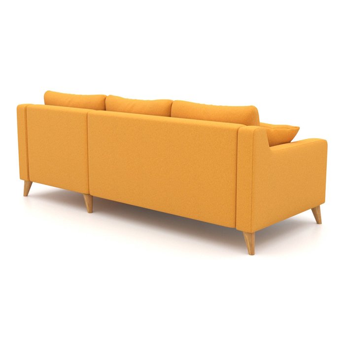 Угловой диван-кровать  Mendini EKH желтого цвета   - лучшие Угловые диваны в INMYROOM