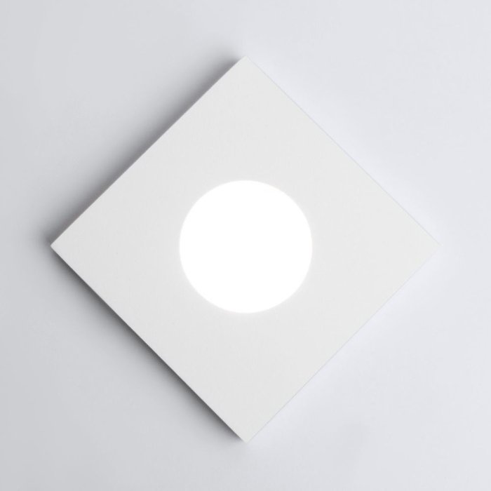 Встраиваемый точечный светильник 126 MR16 белый матовый Flicks - купить Встраиваемые споты по цене 825.0