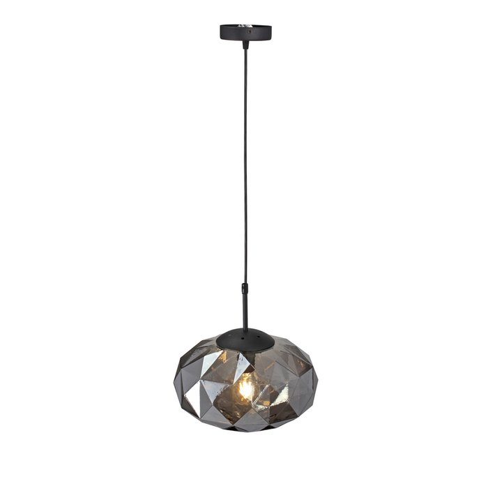 Подвесной светильник V2814-1/1S (стекло, цвет дымчатый) - лучшие Подвесные светильники в INMYROOM