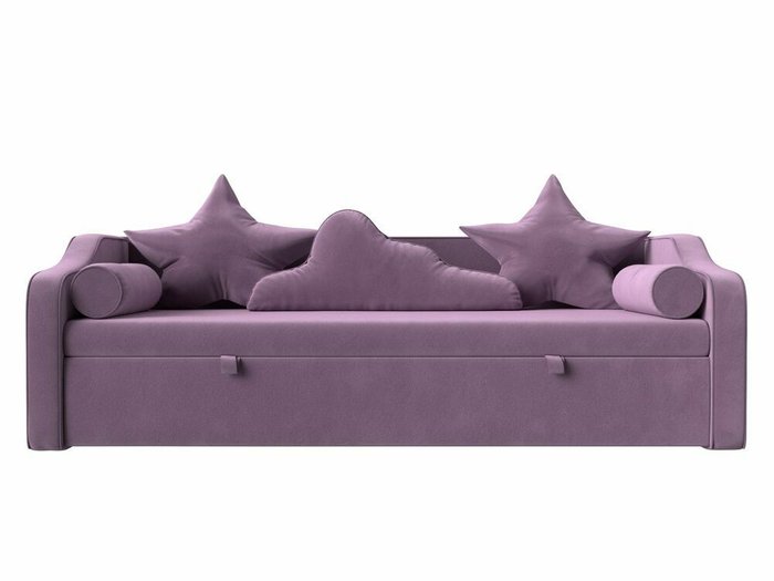 Детский диван-кровать Рико сиреневого цвета - купить Прямые диваны по цене 36999.0
