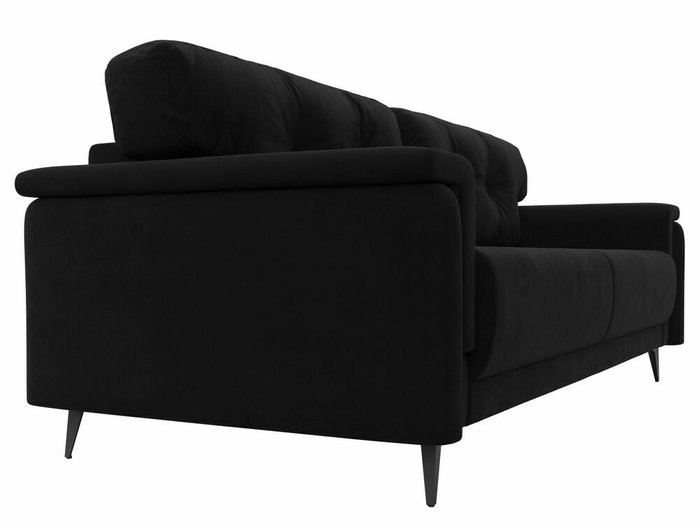 Прямой диван-кровать Оксфорд черного цвета - лучшие Прямые диваны в INMYROOM