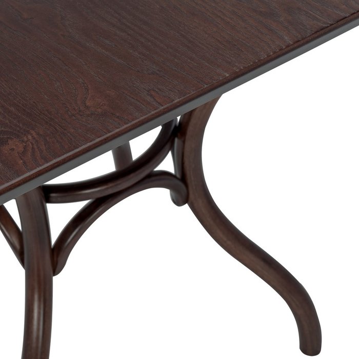Обеденный стол Тор квадратный темный орех - лучшие Обеденные столы в INMYROOM