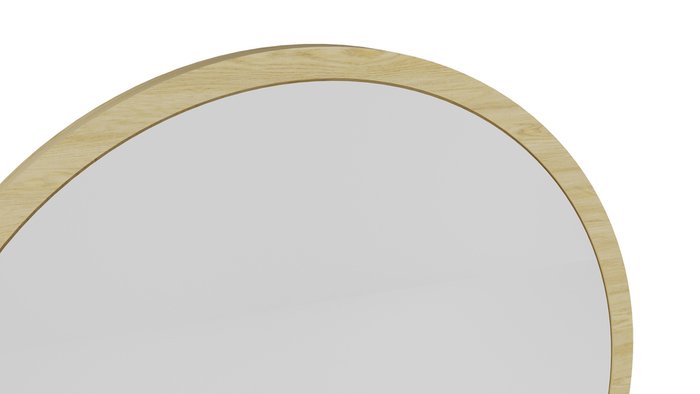 Настенное зеркало Веста D41 цвета Дуб янтарный - купить Настенные зеркала по цене 4320.0