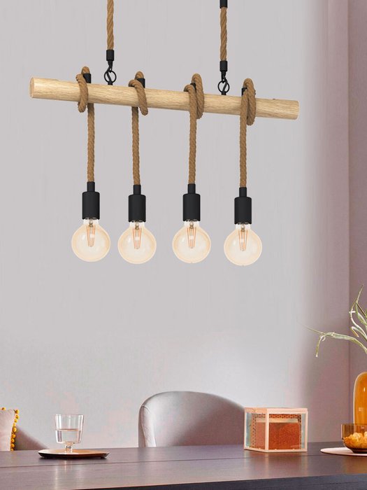 43318 Подвесной светильник (люстра) EGLO Youngstown - купить Подвесные люстры по цене 14890