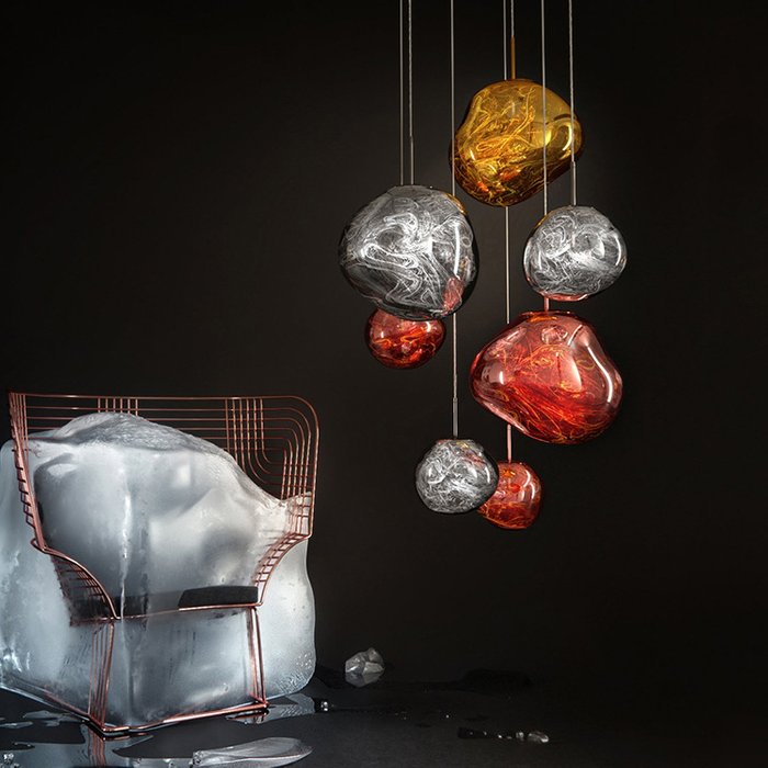 Подвесной светильник Tom Dixon Melt Pendant Silver D38 - лучшие Подвесные светильники в INMYROOM
