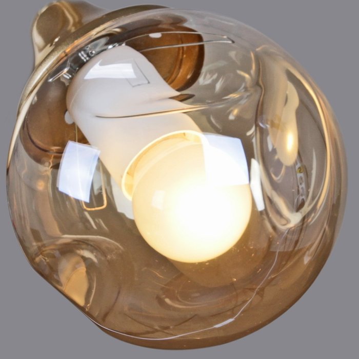 Бра 52076-0.2-01 (стекло, цвет коричневый) - лучшие Бра и настенные светильники в INMYROOM