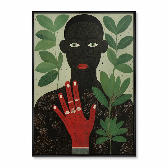 Репродукция картины The Tribe man, No 2, 2024г.