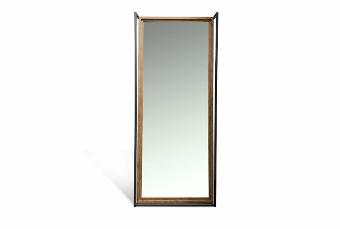 Зеркало напольное Cube Design темно-коричневого цвета - купить Напольные зеркала по цене 60960.0