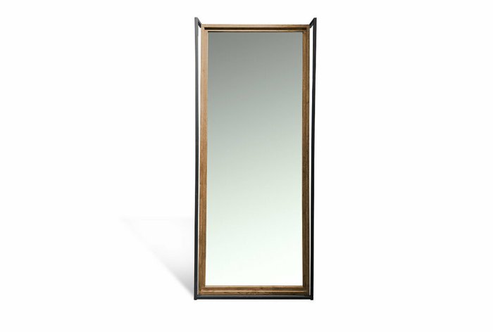 Зеркало напольное Cube Design темно-коричневого цвета - купить Напольные зеркала по цене 76784.0 Зеркало напольное Cube Design темно-коричневого цвета - купить Напольные зеркала по цене 76784.0