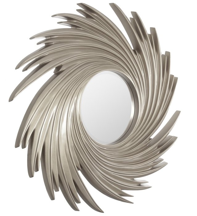 Настенное Зеркало в раме модерн Tornado Silver   - купить Настенные зеркала по цене 30000.0