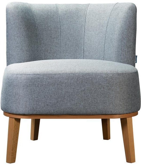 Кресло Шафран Сканди Грей серого цвета - лучшие Интерьерные кресла в INMYROOM