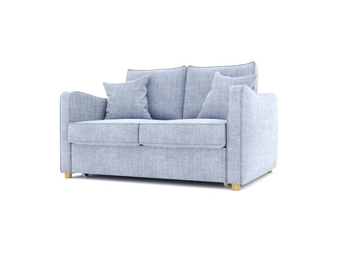 Диван-кровать Мальмо голубого цвета - лучшие Прямые диваны в INMYROOM