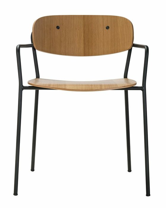 Стул Portrait бежевого цвета с подлокотниками - купить Обеденные стулья по цене 10620.0