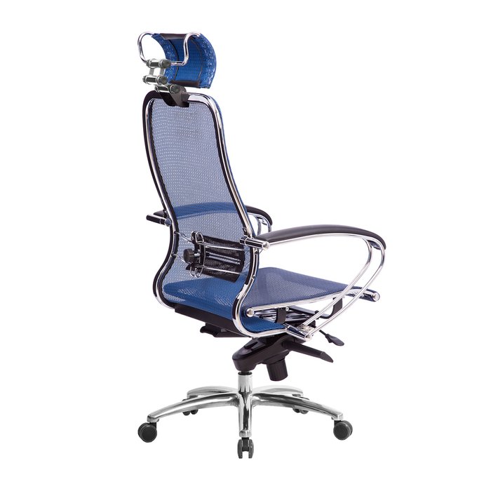 Кресло офисное Samurai синего цвета - лучшие Офисные кресла в INMYROOM