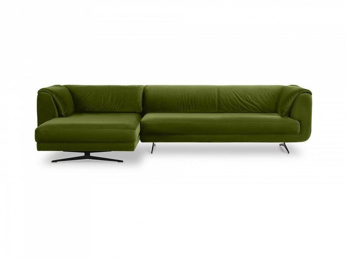 Угловой диван Marsala зеленого цвета