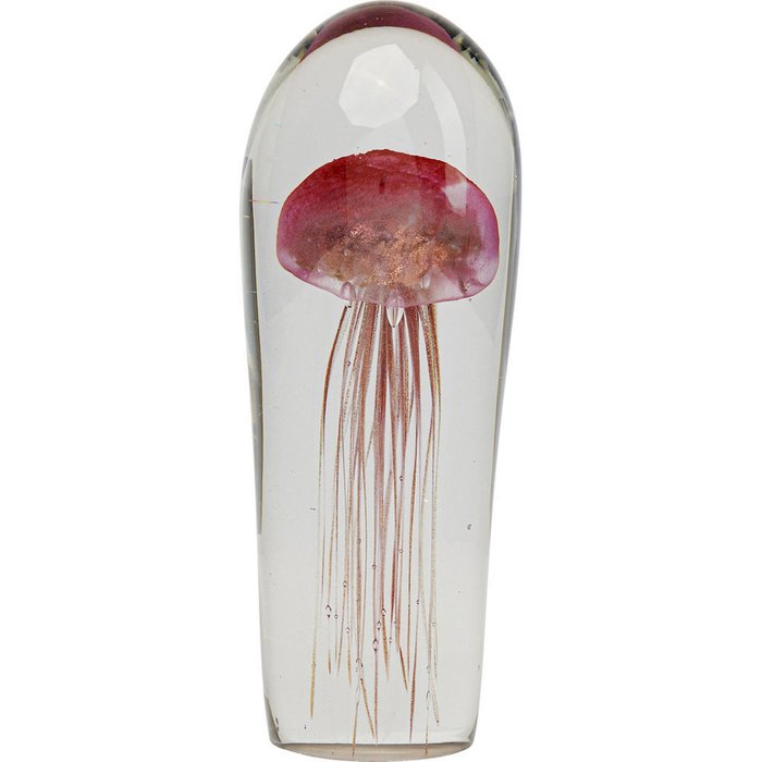 Пресс-папье Jellyfish красного цвета