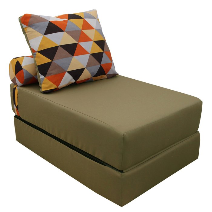Кресло-кровать с подушкой и валиком