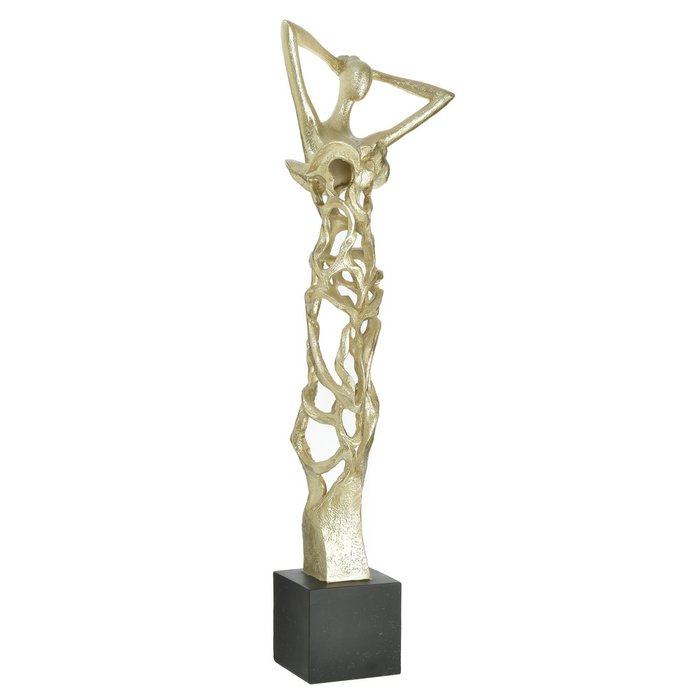 Декор настольный Figure черно-золотого цвета - купить Фигуры и статуэтки по цене 10580.0