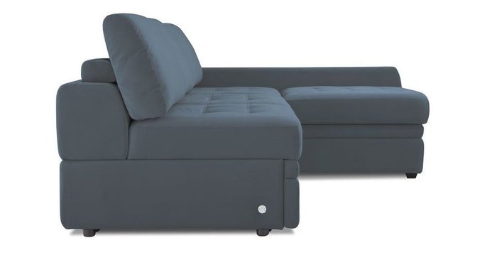 Угловой диван-кровать Бруно серого цвета - лучшие Угловые диваны в INMYROOM