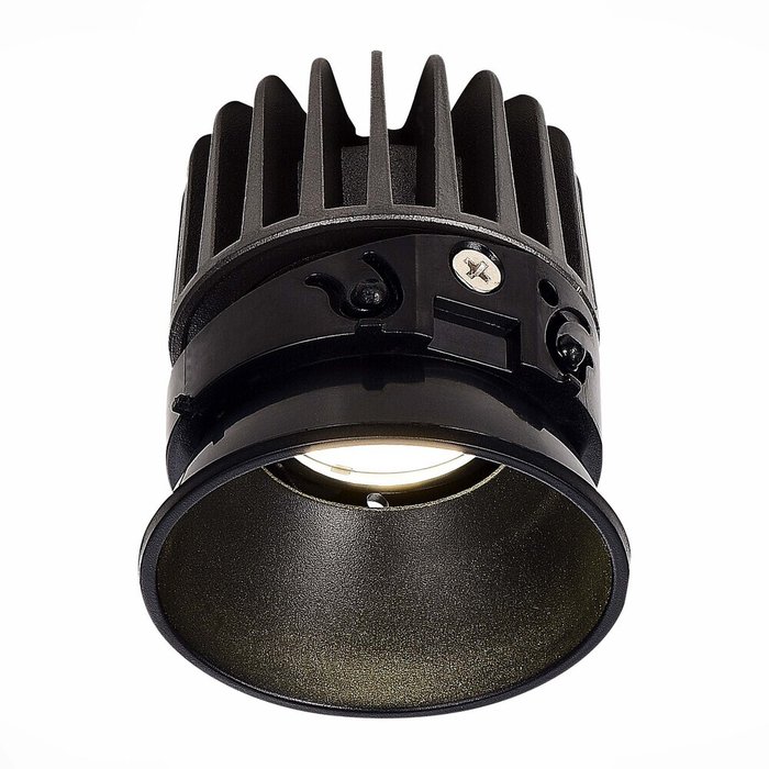 Светодиодный модуль Черный LED 1*7W 3000K 560Lm Ra&gt;90 36° IP20 D69xH75 220-240V SHIFT - лучшие Подвес для треков в INMYROOM