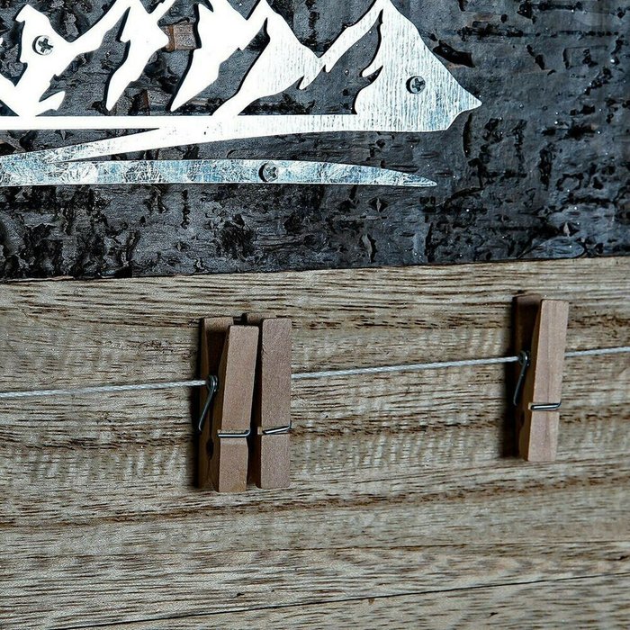 Фоторамка Коричневый Деревянный Металл Алюминий Натуральный 40 x 2 x 50 cm - купить Рамки по цене 3323.0