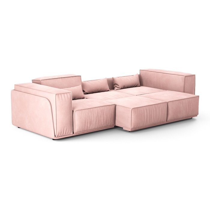 Диван-кровать Vento Classic Long L розового цвета - лучшие Прямые диваны в INMYROOM
