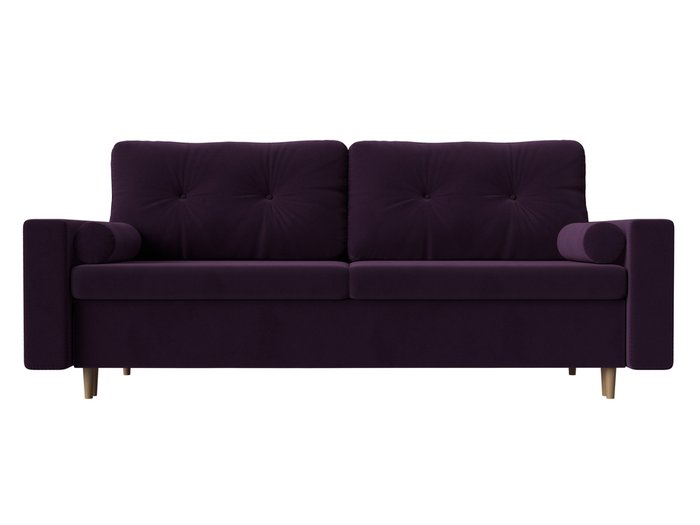 Прямой диван-кровать Белфаст фиолетового цвета (тик-так) - купить Прямые диваны по цене 45999.0