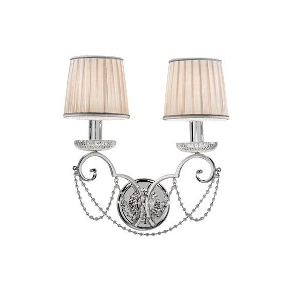 Бра MM Lampadari BUBBLES с абажурами бежевого цвета Бра MM Lampadari BUBBLES с абажурами бежевого цвета