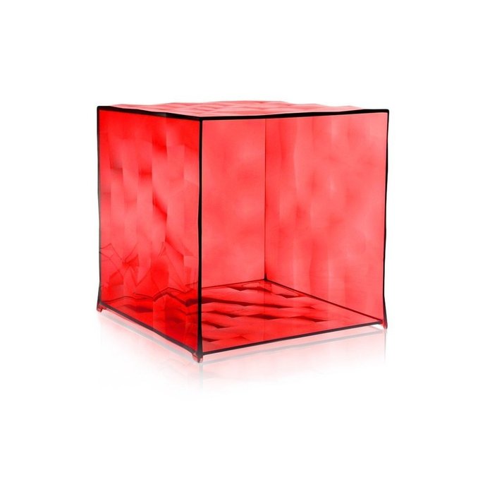 Куб Optic глянцево-красного цвета