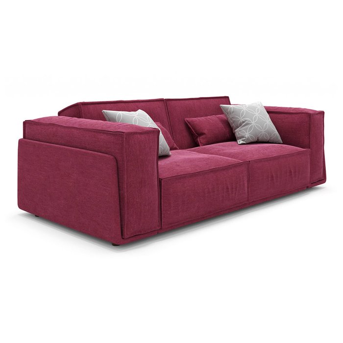 Диван-кровать Vento Classic long  двухместный бордового цвета - купить Прямые диваны по цене 120100.0