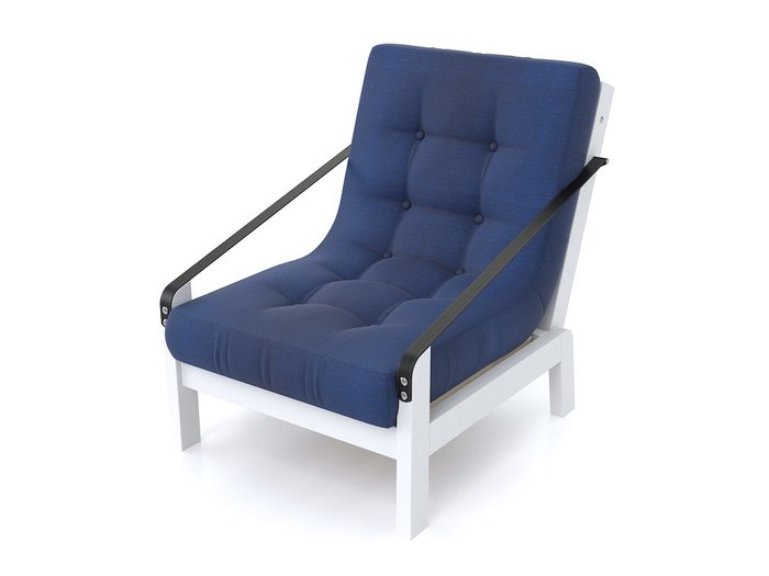 Кресло-кровать Локи синего цвета