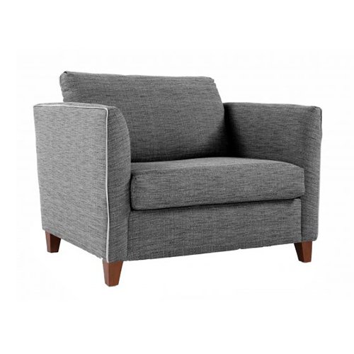  Кресло Bari MT серого цвета - купить Интерьерные кресла по цене 34200.0