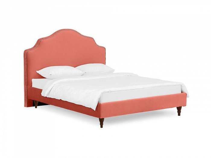 Кровать Queen II Victoria L 160х200 кораллового цвета