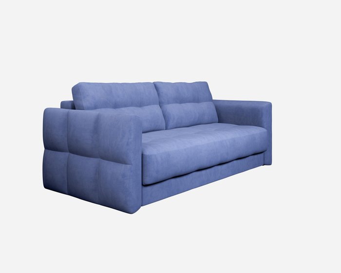 Диван-кровать Ricco синего цвета - купить Прямые диваны по цене 61589.0